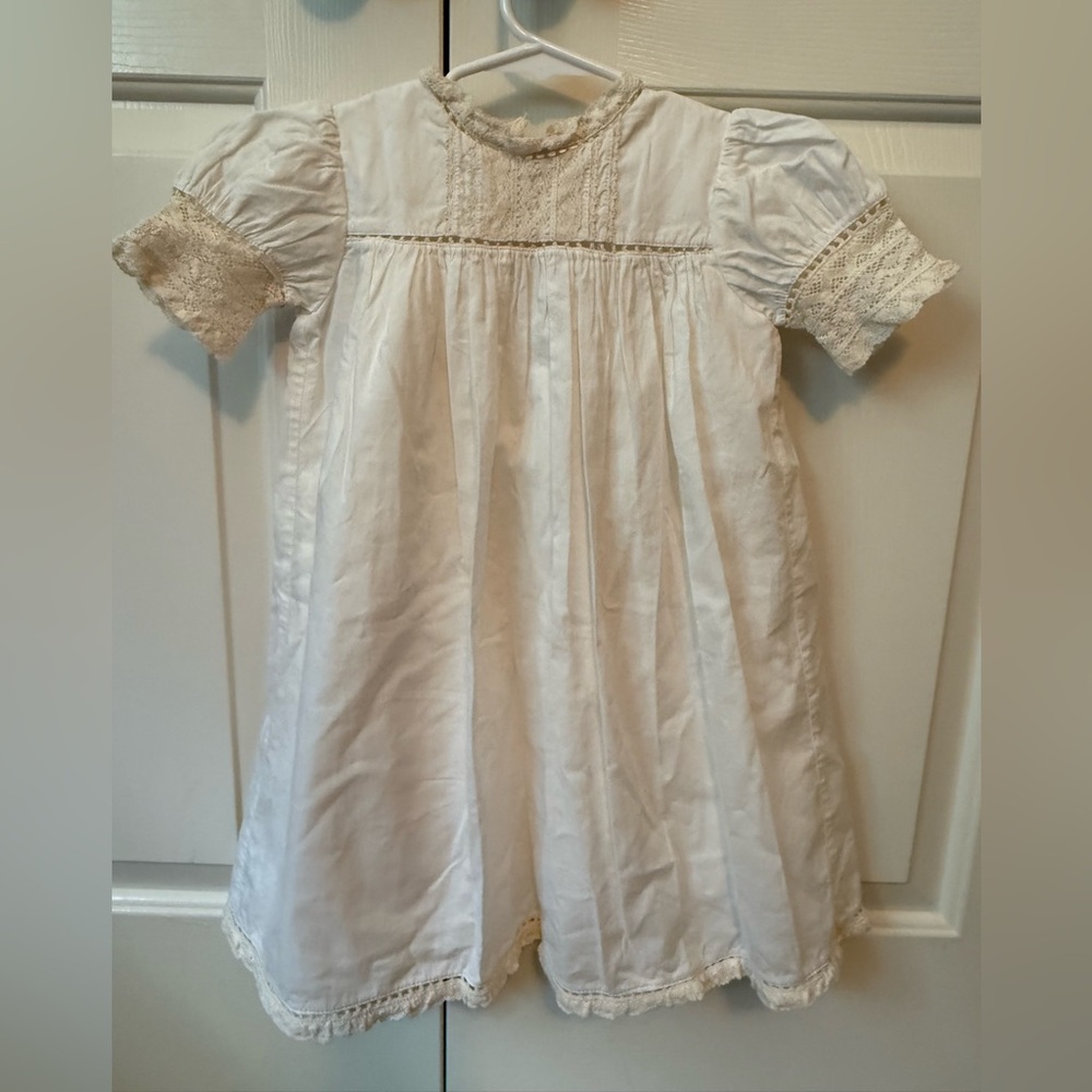 Posh Pickle Company Vintage White Lace Girl’s Dress